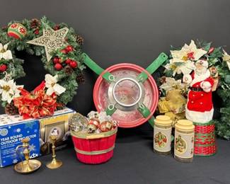 Christmas Variety Assortment Vintage Tree Stand, Outside Projector, Holiday Decor