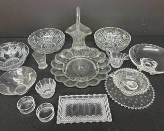 Crystal Dishes, And Serving Pieces And Orrefors Glassware