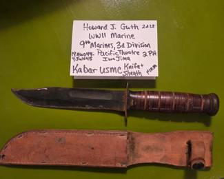 USMC KA-BAR Knife & Sheath