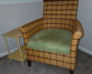 Vintage wicker chair