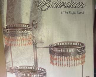 Beaded Victorian server