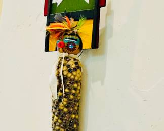 Robert Rivera Corn Kachina Doll - handcrafted Native American art