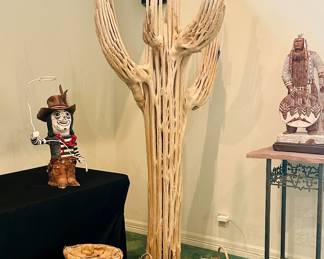 Saguaro Cactus Skeleton - 41"w x 93"h x 33"d