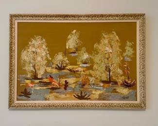 Vintage Painting signed by artist Toni 