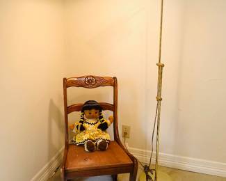 Native American Doll, Rocking Chairs, Bass Floor Lamp