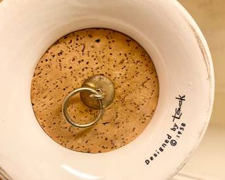 Vintage Legardo Tackett Ceramic "Egghead with Fly" Sculpture (1958) - marketed by Playboy and Esquire magazines as bedside storage for condoms in the swinging 60s! 