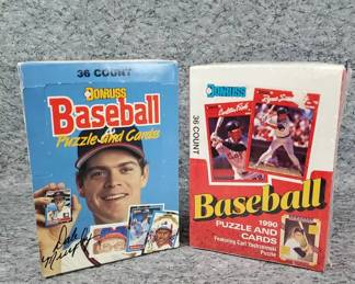 TZ043 1988  1990 Donruss Unopened Wax Packs
