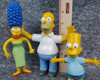 TZ021 Simpsons Family Figures c1990 Jesco