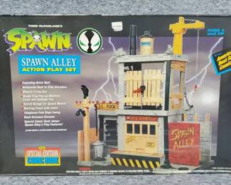 TZ049 1994 SPAWN Alley Action Play Set