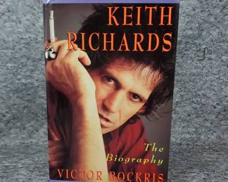 TZ030 1st Edition Keith Richards The Biography by Victor Bockris