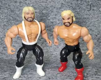 TZ024 1985 Remco The Fabulous Ones Wrestling Figures