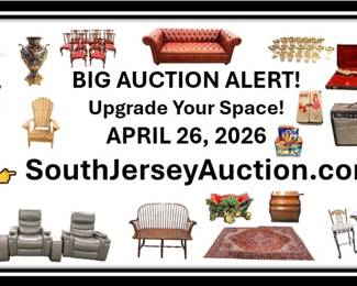 South Jersey Auction April 26 2026 Auction