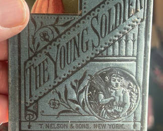Lot 121: The Young Soldier 1883 Mini Children’s Book & 2 Others