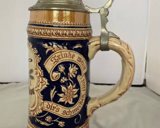 Lot 117: Olympia Beer Stein with Lid