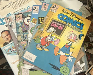 Lot 92: Vintage Late 1900S, Disney Comics And Magazine