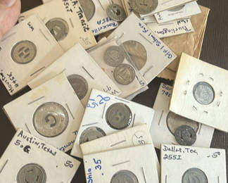 Lot 127: 25+ Us Transportation Tokens Mid 1900S