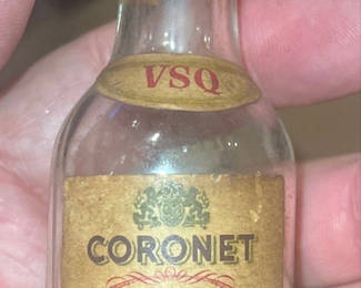 Lot 35: Four 1920’s Mini Whiskey Bottles Iw Harper And Others