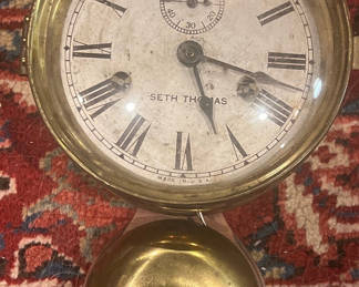 Lot 34: Seth Thomas Antique 263 Ships Clock