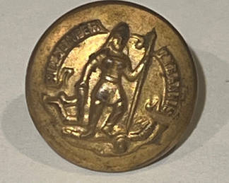 Lot 48: Virginia US Army military Cuff button brass, 1870s