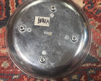 Lot 42: 1964 Arkansas Football Championship Aluminum Dish Number One Ncaa