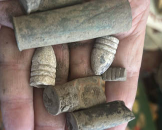 Lot 47: Antique Rifle Balls And Cartridges Antique Has Found