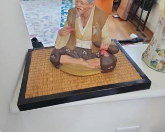 Japanese Hakata figurines