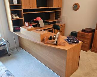 Office Desk & Cabinet 