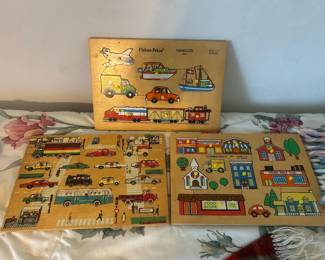 Vintage Wooden Puzzles