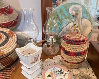 Oil Lamps & Misc. Decor