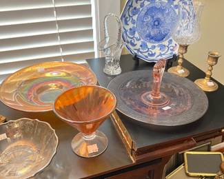 Selection of Carnival Glass