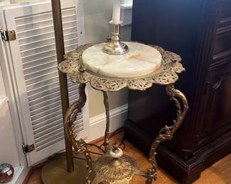 Marble Top Side Table