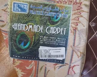 Handmade Carpet 7x10 (Back Label)