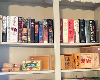 Wooden Toys & Selection of Books