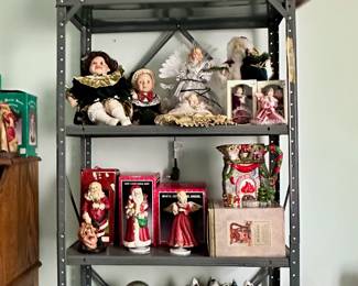 Various Christmas collectables.