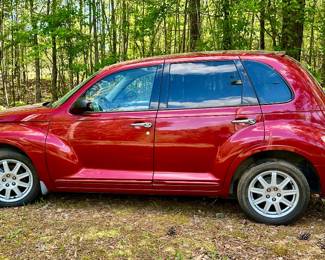 PT Cruiser, as is.  Needs work in the engine bay but body and interior in good shape.