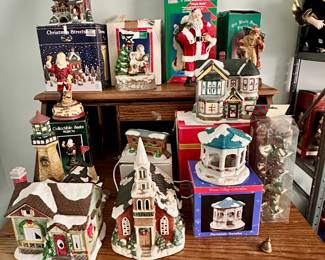 Various Christmas collectables.