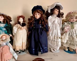 Dolls and toys.