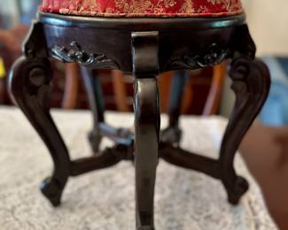Chippendale style vanity stool.