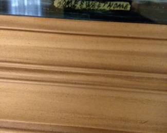 "Home Sweet Home" reverse painting 