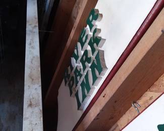 Original wood signs