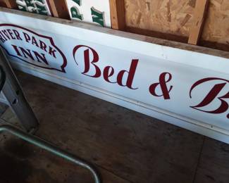 Original lighted sign 