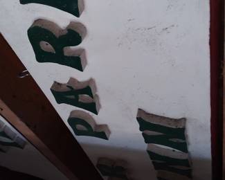 Original wood signs 