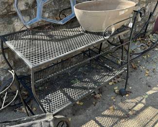 OUTDOOR SERVING CART