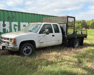 1998 Chevrolet 3500 extended cab dump truck