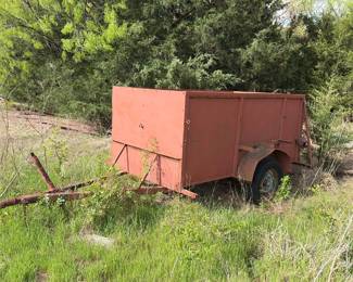 5x8 single axle utility trailer 