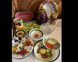 90's fruit kitchen decor