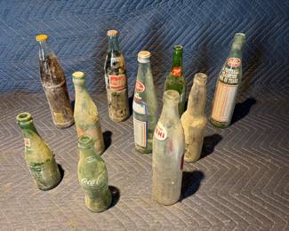 vintage soda bottles 
