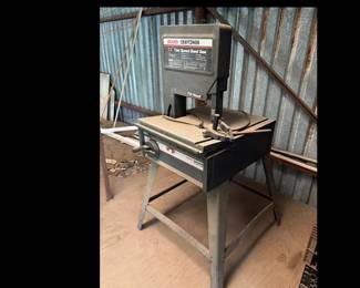 Sears craftsman 12in two speed bandsaw