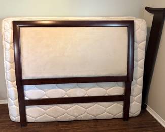 Queen Size headboard /footboard & mattress