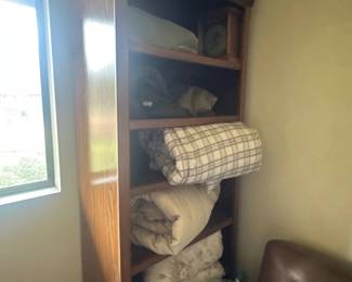 Bookshelf & comforters